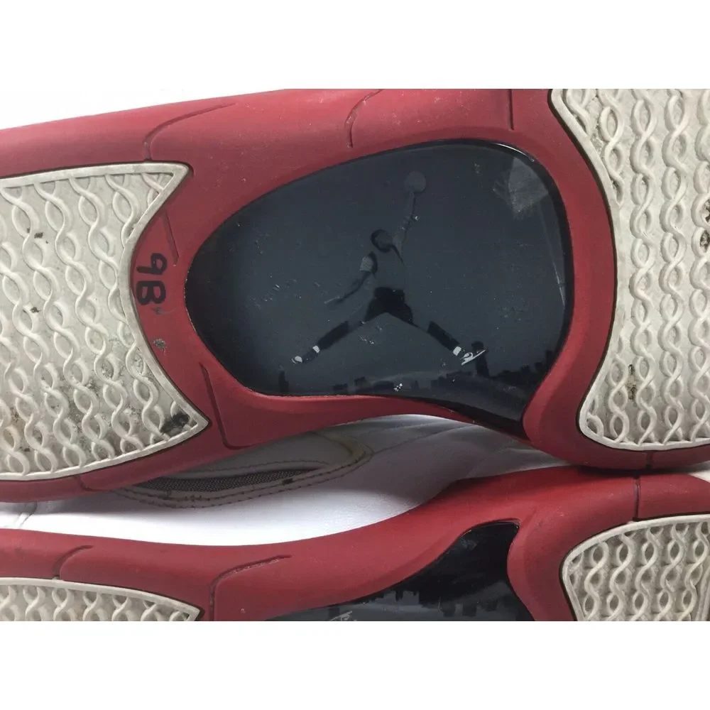 Air Jordan B-2rue Basketball Shoes Mens Size 14 white‎ red Sneakers 312523-104